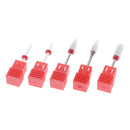 10x Nail Drill Bits for Acrylic Nails, Professional Ceramic 3/32" Nail Drill Bit
