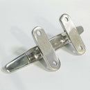 8" 200mm Boat Stainless Steel Rope Dock Cleat Open Base Low Flat Polished