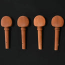 4pcs 4/4 Size Violin Fiddle Tuning Peg Set Jujube Wooden Replacement for X4K1