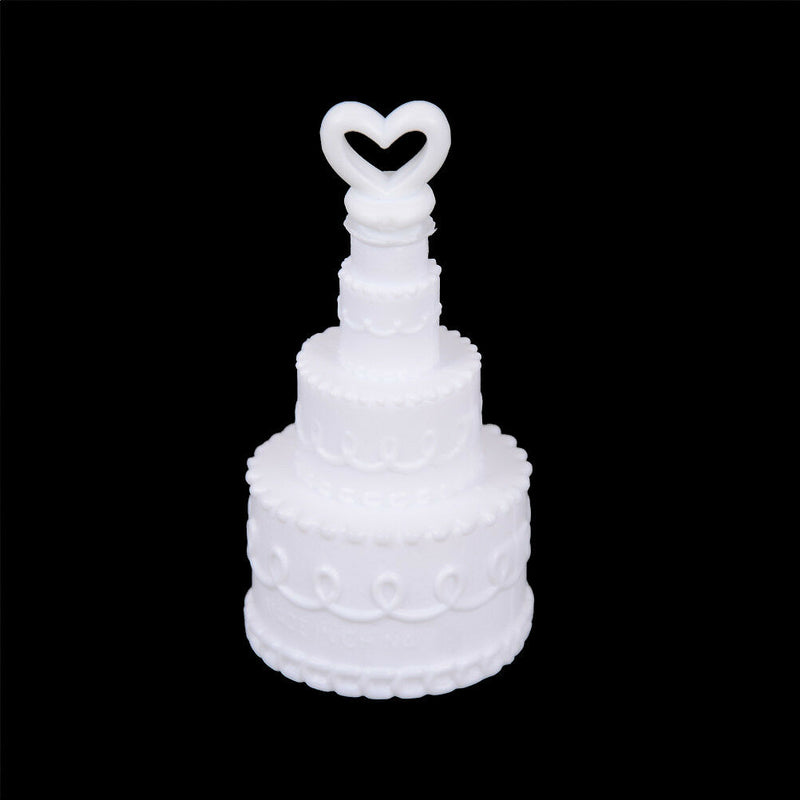 5Pcs Cake Empty Bubbles Soap Bottles Romantic Wedding Birthday Party Decor M3C