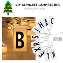 2m 10 LEDs String Fairy Lights Box DIY Letter Garland Holiday Party Lamps