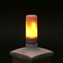 E27 78 SMD 2835 LED Flame Bulb 3W Emulation Fire Effect Lamp Flicker Light