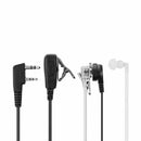 2-Pin Covert Acoustic Tube Walkie Talkie Earpiece-Two Way Radio Earpiece wi