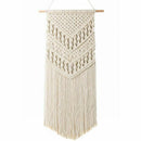 Macrame Woven Wall Hanging - Boho Chic Bohemian Room Geometric Art Decor -