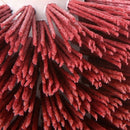 Deburring Red Ceramic Abrasive Wire Round Brushes Head Polishing Buffing Wh