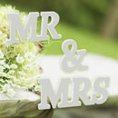 Prochive wedding table deco letters in raw wood MR & MRS B3U1