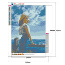 5D DIY Diamond Painting Women Full Round Drill Drawing Home Decor (A421)