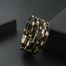 Fashion Leopard Tube Multilayer Leather Bracelet Acrylic Earrings Women Jewelry