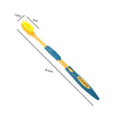 4pcs Charcoal Toothbrush Nano Dental Care Dual Mode Soft Tooth Brush
