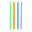 Creative Three Edged Ruler Triangular Scale Clear Crystal Measuring Ruler Too BX