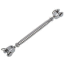 304 Stainless Steel Rigging Screw Closed Body Jaw Jaw Turnbuckle 7/32" Thre