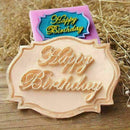 Happy Birthday Fondant Cake Chocolate Mould Sugarcraft Cupcake_Decorating Pretty