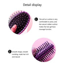 Oval Hair Comb Scalp Massage Comb Hairbrush Bristle& Women Wet Curly Hair B