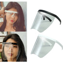 2Pcs Clear Safety Full Face Shield Visor Goggles Splash-proof Transparent