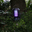 Solar Powered LED Lamp Bug Zapper Mosquito Killer Repeller Light Garden Use M8E3