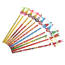 2x Child 22.5cm Cartoon Windmill Pencil Animal Kids Wooden Windmill Penci- OZ