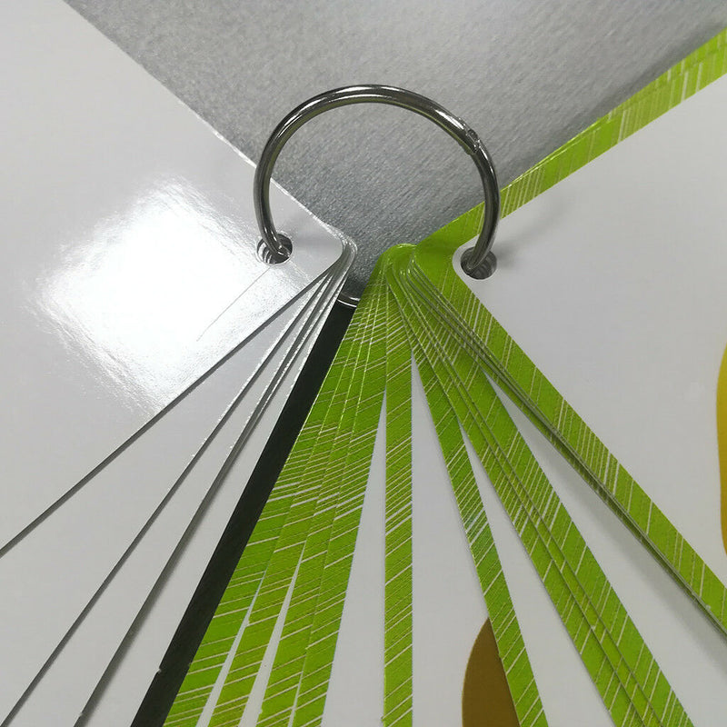 21Pcs Flash Cards Set - Educational Learning Picture & Word Card - Fruits