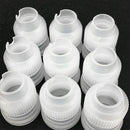 10Pcs/Coupler Adaptor Icing Piping Nozzle Bag Set Cake Flower Pastry Tool S