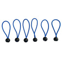6 Pieces Heavy Duty Bungee Ball Cord Tarp Tent Tie Down Tope Blue 4 inch