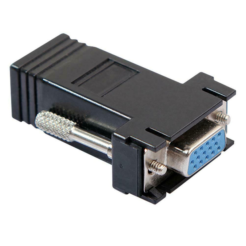 VGA Extender Female/Male to Lan Cat5 Cat5e/6 RJ45 Ethernet Female Adapter