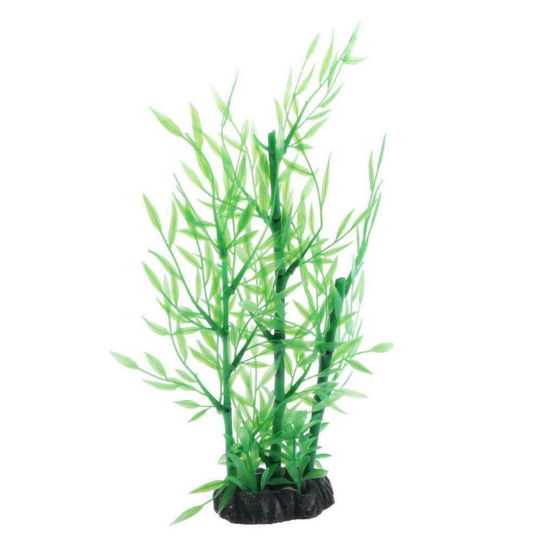 1 Pcs Aquarium Decorations Green Bamboo Plants Ornament Fits For Fish Tank
