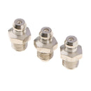 250 Pack M8 Brass Zerk Straight and 180 Degree Grease Zerk Nipple Fittings