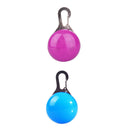 2Pcs Pet Dog Cat Safety LED Clip Buckle Night Light Decor Bulb Collar