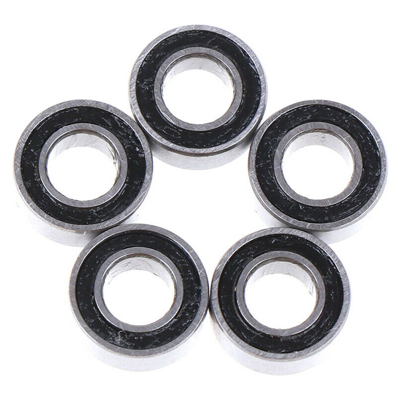 5Pcs Black 4*8*3mm MR84RS MR84-2RS 4x8x3mm rubber sealed ball beari Gw
