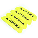 4pcs Car Door Stickers Warning Mark Reflective Open Notice Car Reflective Tapes
