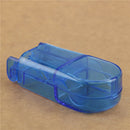 divide storage compartment box case medicine pill holder tablet cutter splitterL