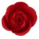 6 Pcs Red Scented Bath Soap Rose Petal in Heart Box