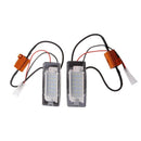 2X 18LED License Number Plate Lights for VW EOS Phaeton Scirocco Passat CC