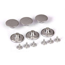 6 Sets No Sew Hammer On Denim Jeans Buttons Studs Button For DIY Repair 20mm