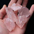 100g Natural Pink Rose Quartz Crystal Stone Healing Specimen DIY Decor A