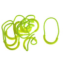 10x Zipper Pulls Cord Rope Ends Lock Zip Slider Replacement 65mm Yellow