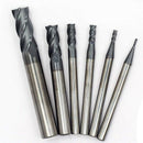 6Pcs 4 Flutes End Mills Set for Steels Square CNC Carbide Milling Cutter Sp X2E2