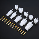 580x Wire Connector 2 3 4 6 9Pin Cable Terminal Kits for Bike Car Boat