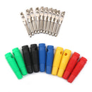 10pcs PVC Insulators 4MM Banana Plugs FOR BINDING POST Speaker Meter Test
