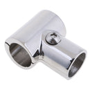 316 Stainless Steel 90 Degree Boat Deck Handrail Rail Tee Fitting 3 Way Elbow