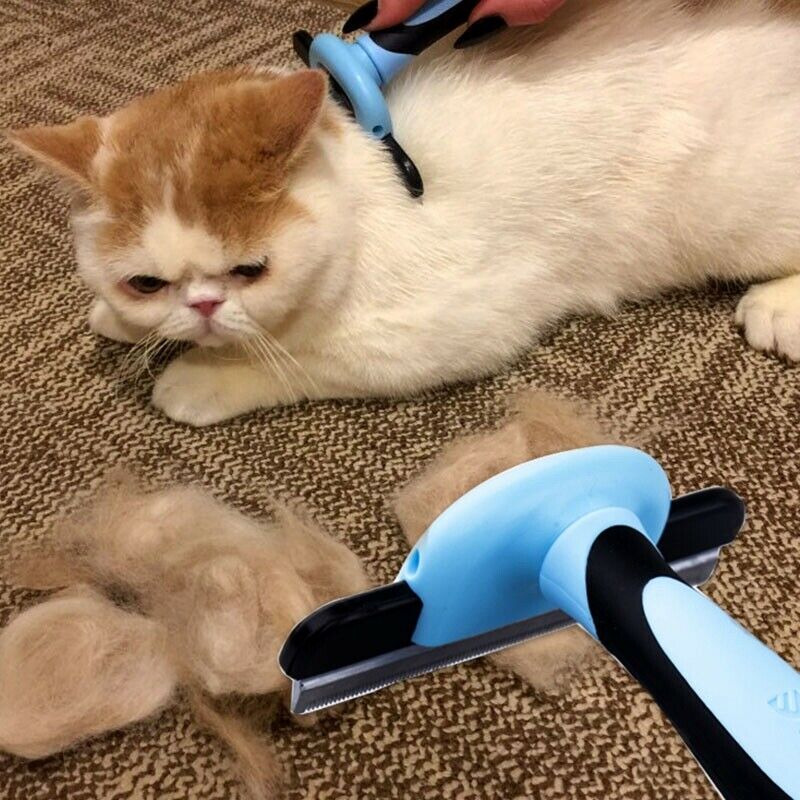 Hair Removal Brush Comb For Cats Dog Deshedding Slicker Trimming Pet Fur ScrQ9C7