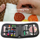43pcs/set Portable Multifunction Sewing Box Embroidery Kit DIY Needle Tools