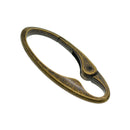 4x Spring Snap Clip Hook Alloy Car Key Chain KeyRings For Outdoor Hiking Camping