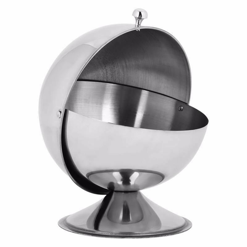 Stainless Steel Serving Bowls With Lid Sugar Salt Container Storage Bottle  S5Q6