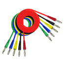 10x Laboratory Cable 4mm Banana Plug To Banana Plug