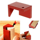 Woodworking 45 Degree Angle Ruler Line Drawing Round Center Line Scribe Gauge