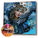 Diamond Painting Kits Eagle and Woman Full Round Drill Picture Handicrafts