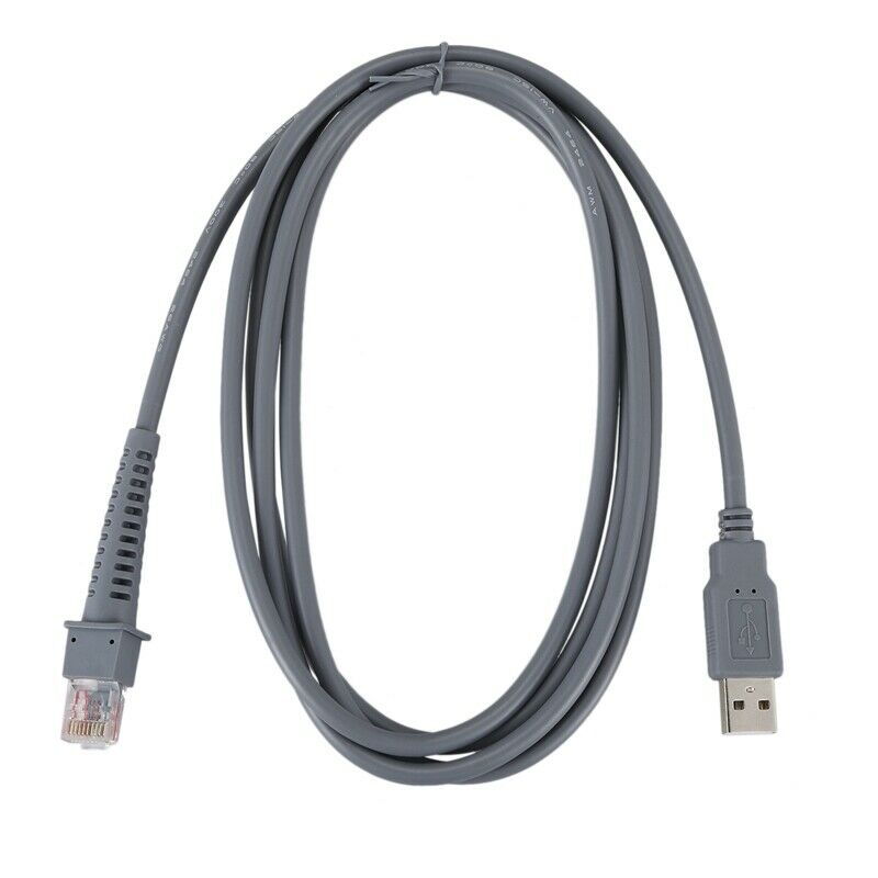 1 X USB A male to RJ45 Cable 7ft 2M for Symbol Barcode Scanner LS4278 LS220