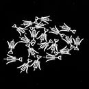 20 Pieces Wine Bottle Opener Design Pendant Cork Screw for Keychain Necklace DIY