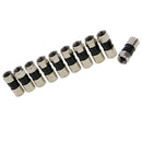 10x F Type Compression Connector Coax Crimp Joiner Coupler For RG6 TV Cable