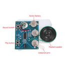 0.5W 16ohm 30s Control Key Recordable Module Music Voice Board For Greeting Card